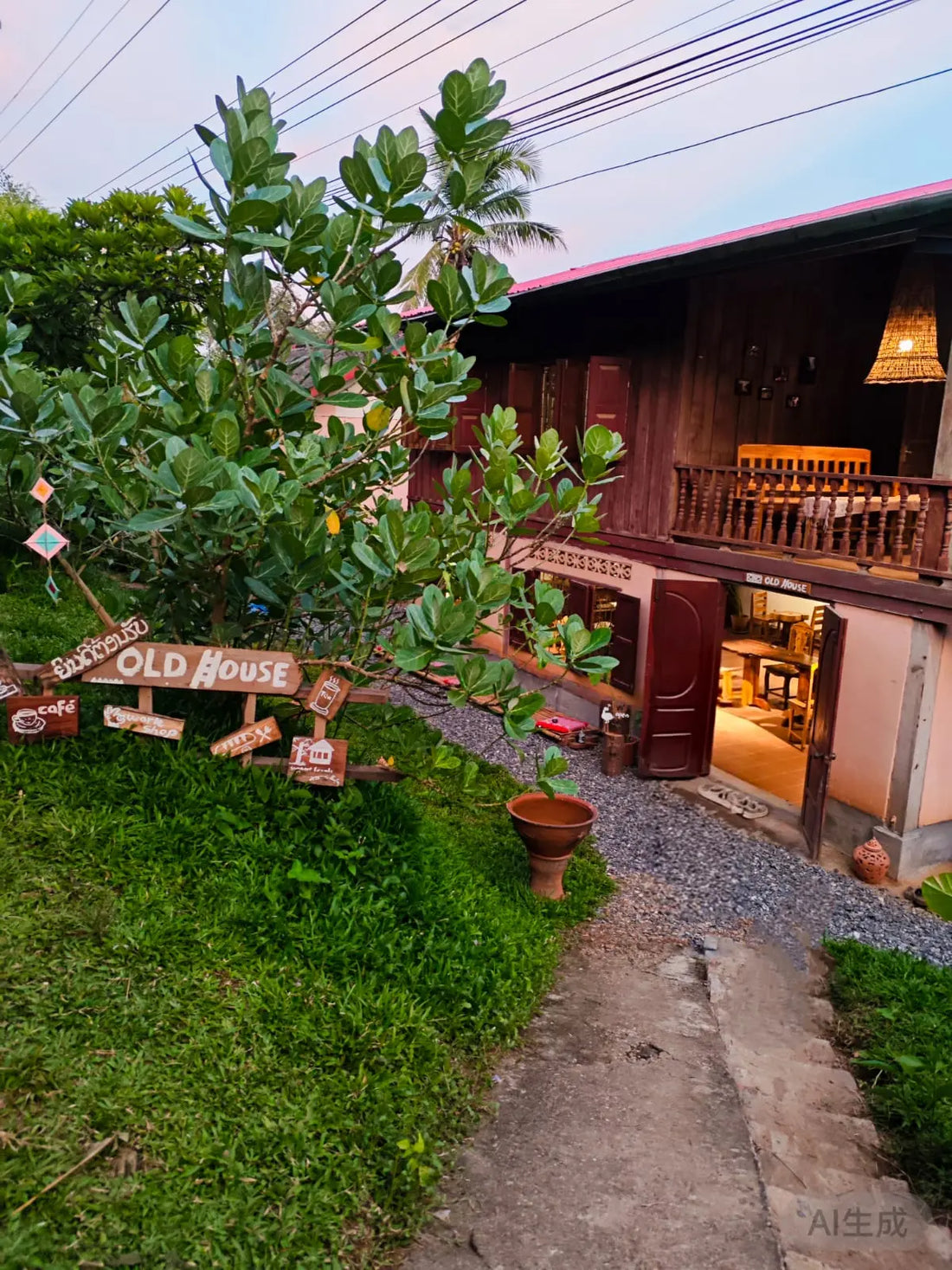 Xiengman Lao Old House Café – A Hidden Hiking Station in Chomphet District