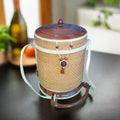 Extra Large Handwoven Lao Sticky Rice Container – Natural Bamboo (18cm x 22cm)