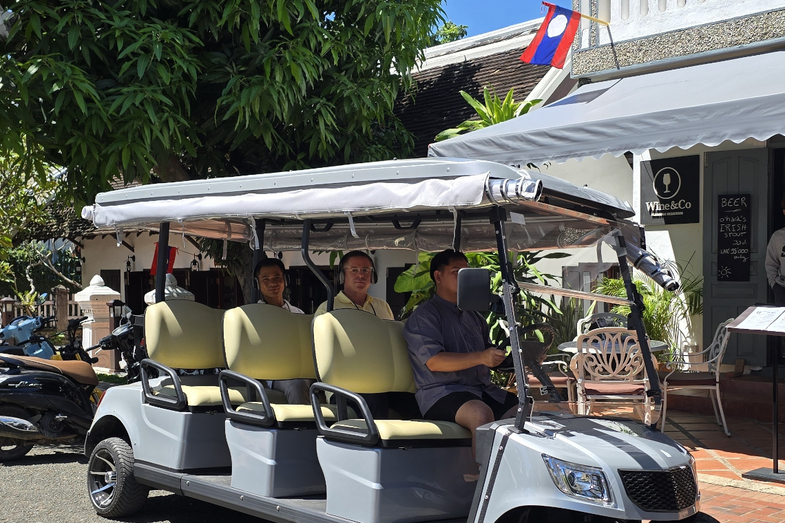 Luang Prabang 1-Hour Heritage Tour by Electric Vehicle | Audio-Guided Sightseeing